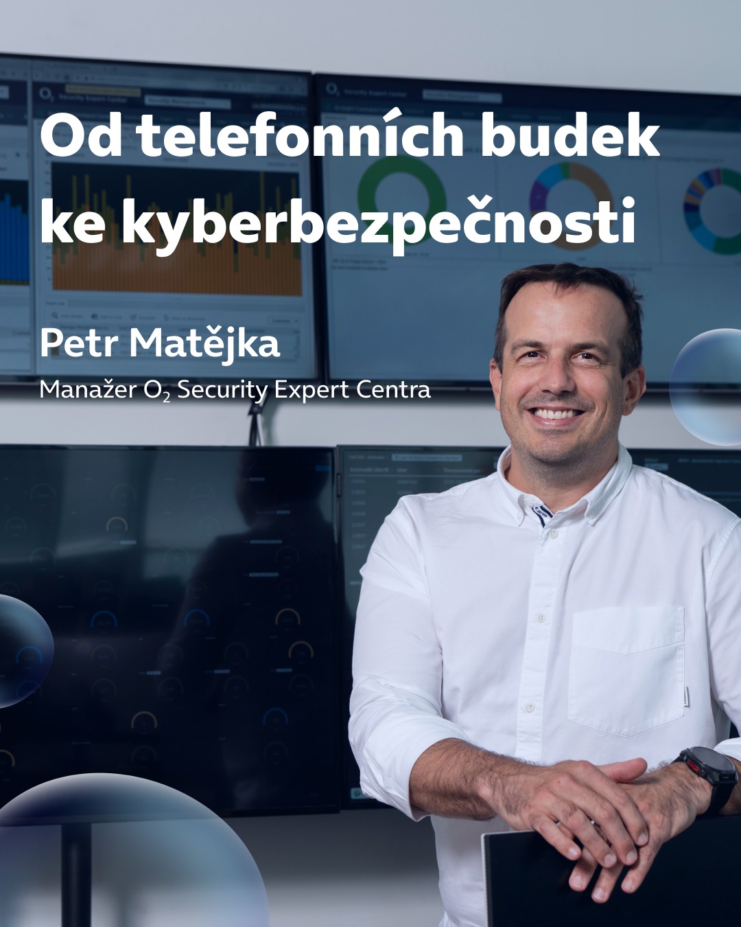 Pamatujete si ještě telefonní budky? 📞 Někdy jich bylo přes 30 tisíc. Dnes už budky zmizely, ale přibyly kybernetické hrozby. Jak se za 25 let změnila Petrova kariéra?

Petr u nás začínal jako mladý kluk a staral se o fungování budek. Dnes vede tým, který zajišťuje kybernetickou bezpečnost pro nemocnice, úřady a firmy. 🛡️ 

Jaký největší bizár v práci zažil? Jak v praxi vypadá řešení bezpečnostního incidentu? A co přesně dělá O2 Security Expert centrum?
👉 Celý rozhovor najdete na našem blogu. Link v biu.